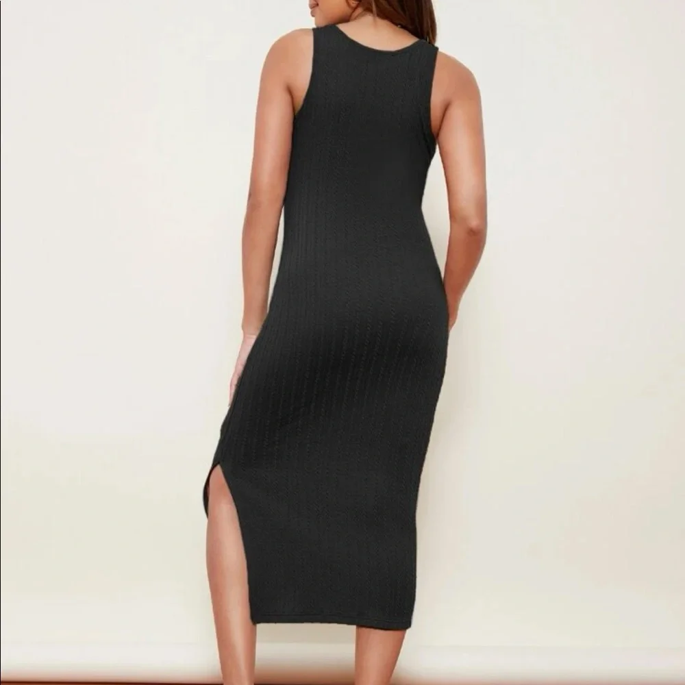 Maternity Rib Knit Dress - Picture 2 of 6